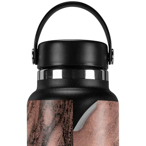 Rose Gold and Black Marble Hydro Flask 32oz Wide Mouth Skin